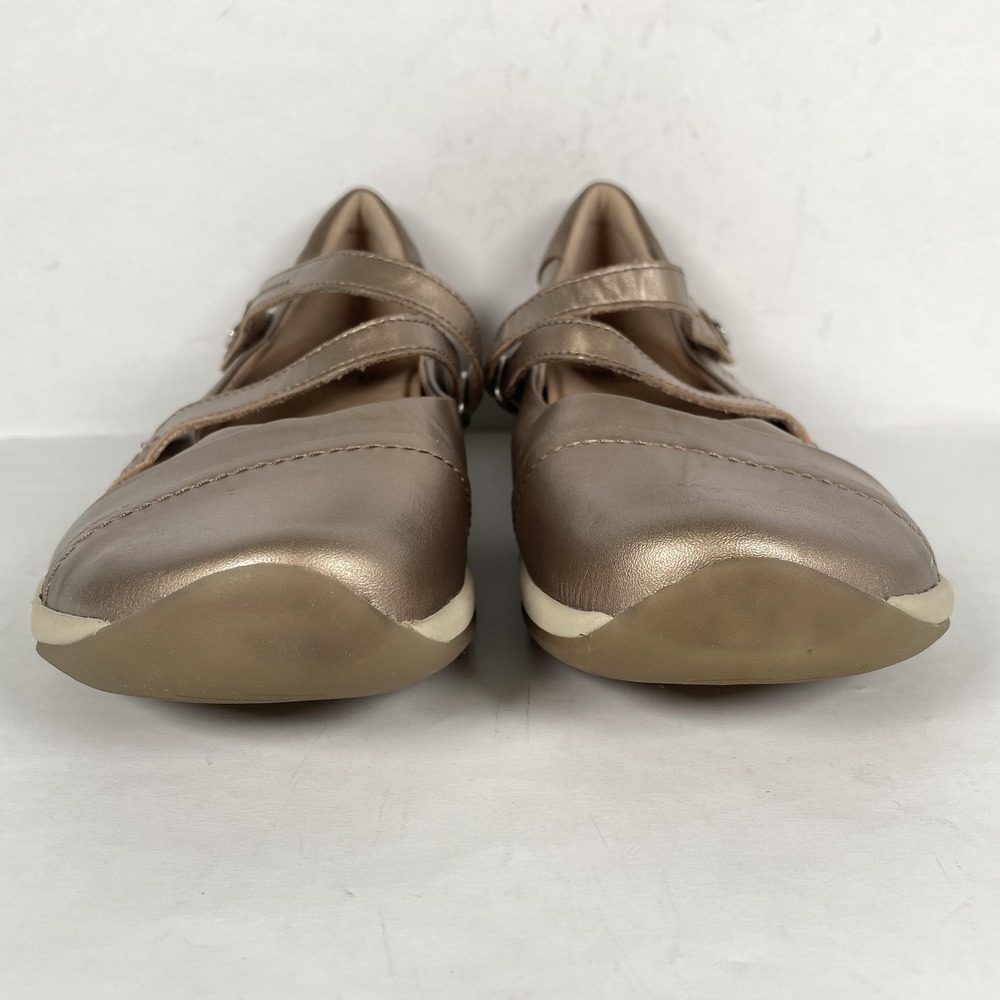 Earth Kara Newton Shoes Womens Size 11 M Platinum Mary Jane Leather Comfort - Picture 4 of 11